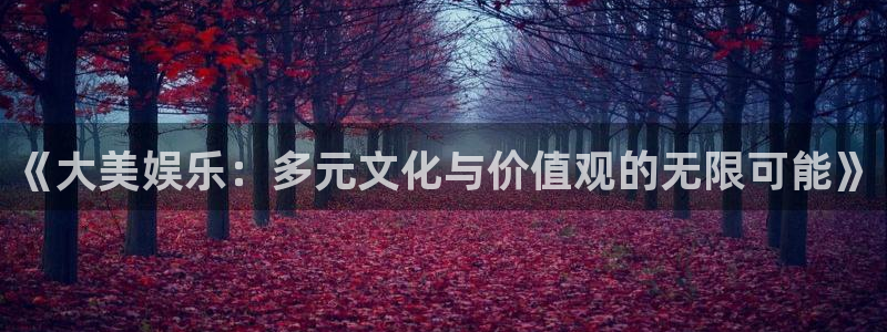 运达娱乐分红代理计划：《大美娱乐：多元文化与价值观的无限可能》