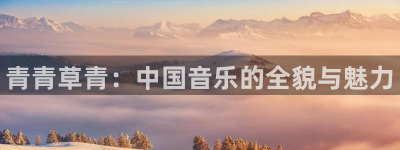运达娱乐软件：青青草青：中国音乐的全貌与魅力